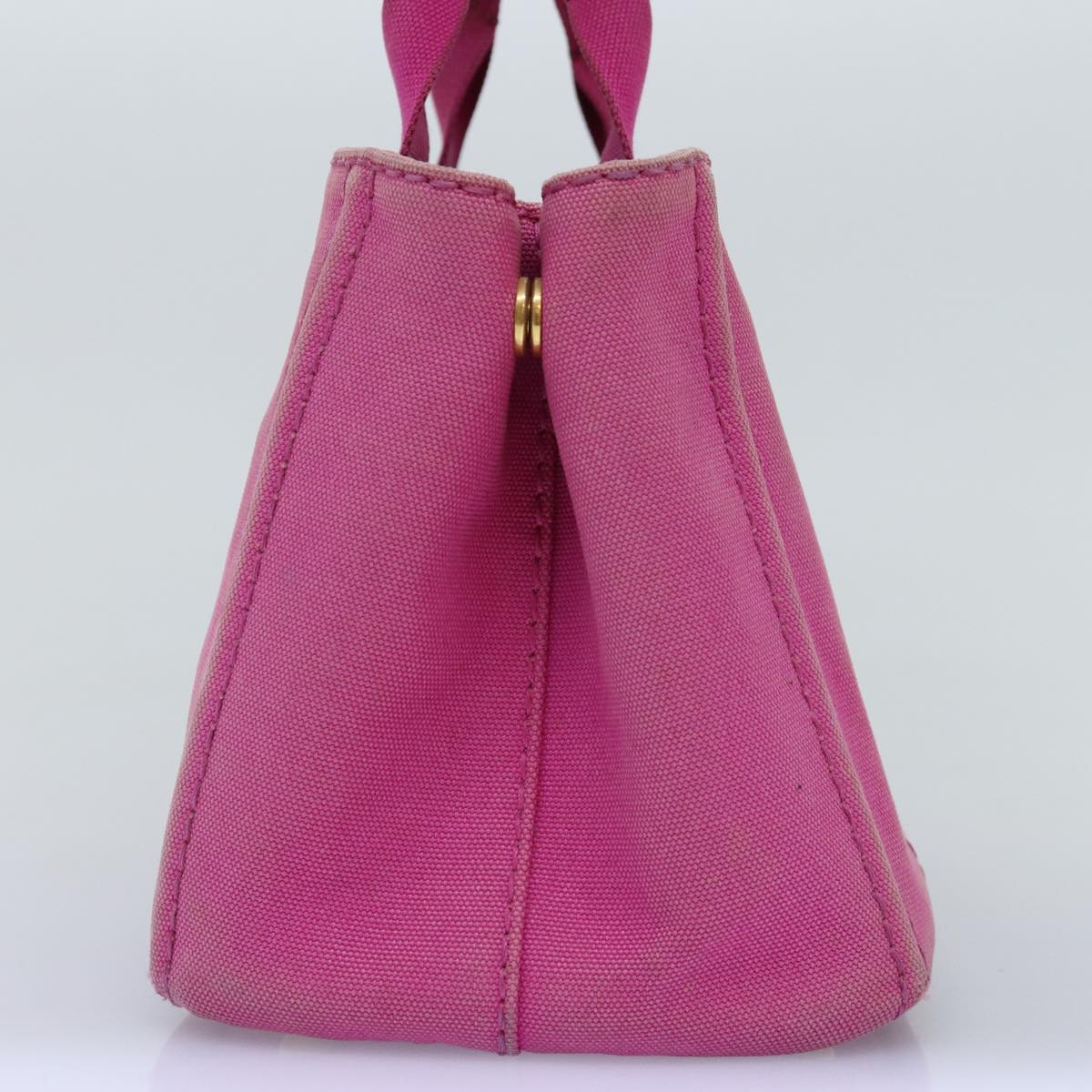 PRD Canapa PM Hand Bag Canvas Pink Auth bs14850