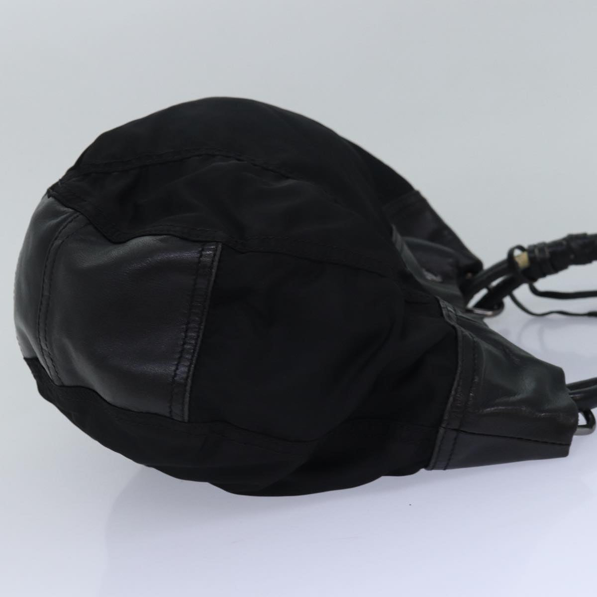 PRD Hand Bag Nylon Black Auth bs15042