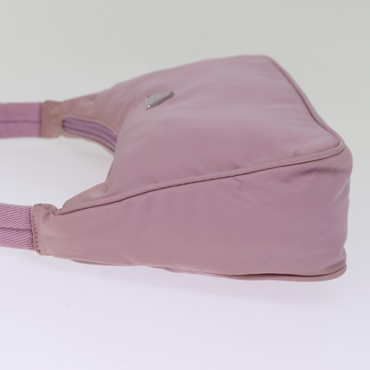 PRD Hand Bag Nylon Pink Auth bs15043