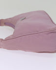 PRD Hand Bag Nylon Pink Auth bs15043