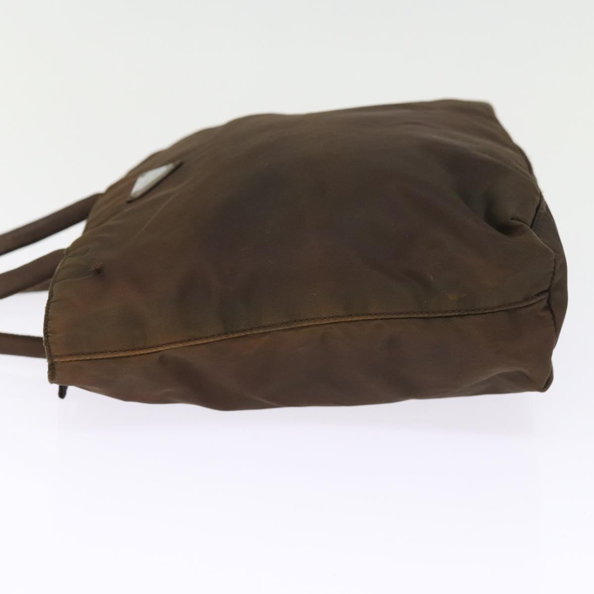 PRD Hand Bag Nylon Brown Auth bs15065