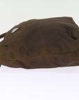 PRD Hand Bag Nylon Brown Auth bs15065