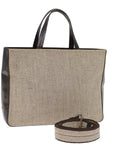 PRD Hand Bag Canvas 2way Beige Auth bs15067