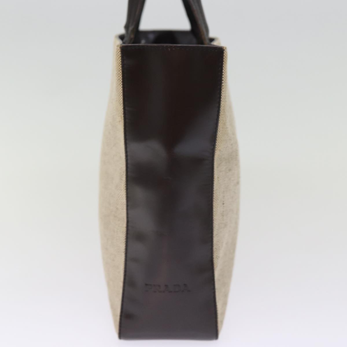 PRD Hand Bag Canvas 2way Beige Auth bs15067