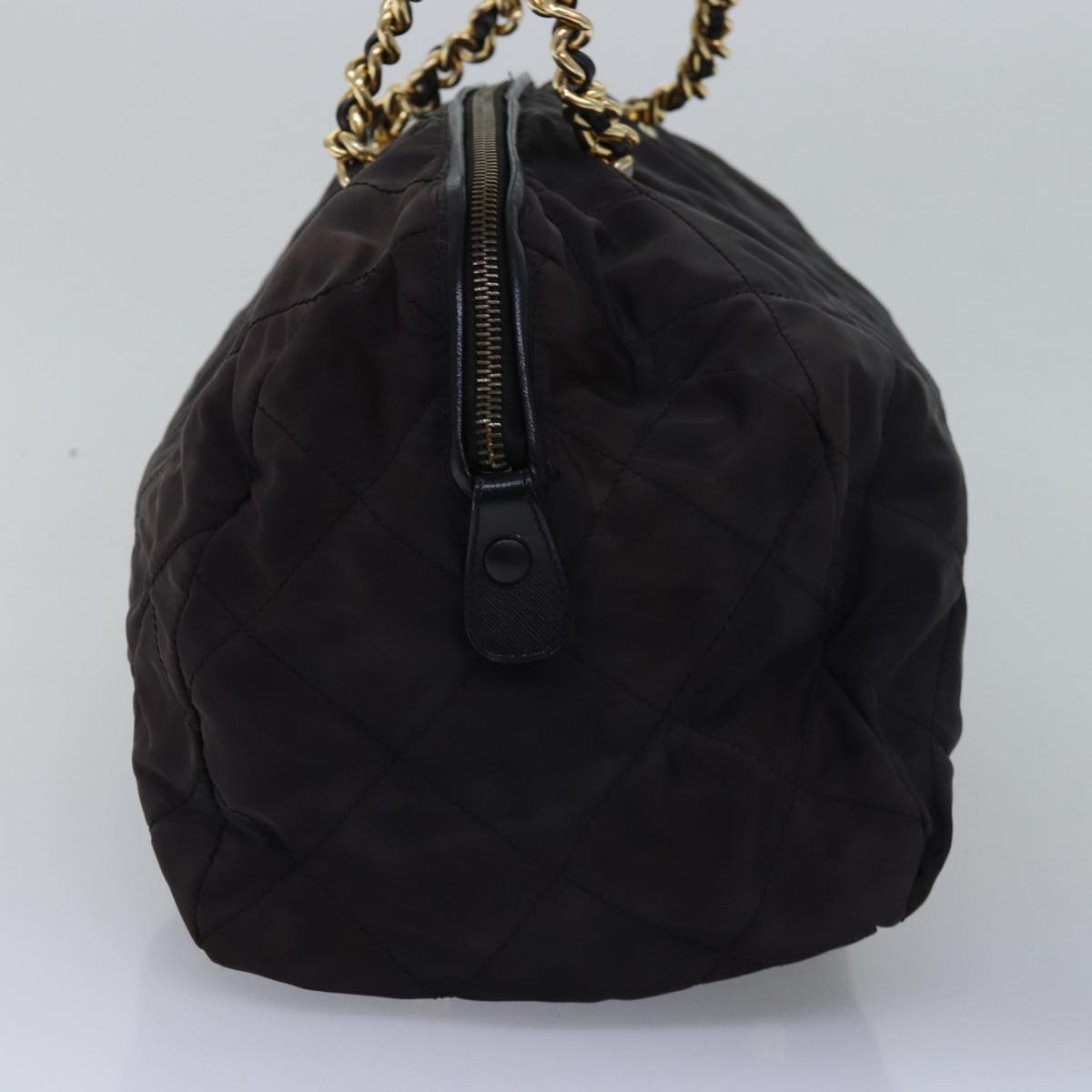 PRD Hand Bag Nylon Black Auth bs15075