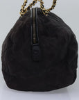 PRD Hand Bag Nylon Black Auth bs15075