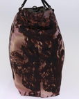 PRD Hand Bag Nylon Brown Auth bs15166