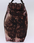 PRD Hand Bag Nylon Brown Auth bs15166