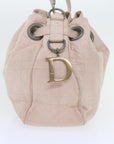 CHRISTIAN D1OR Canage Shoulder Bag Leather Pink Auth bs9711