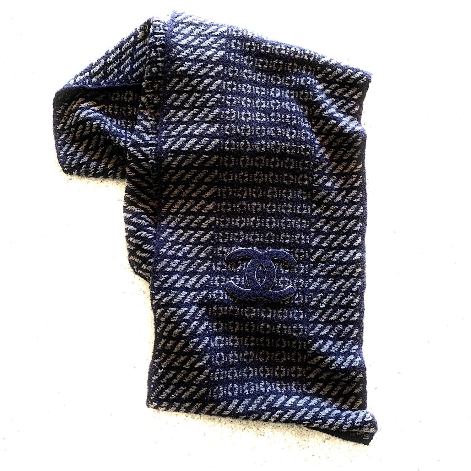 ! CH CC Logo Wool Scarf/Wrap