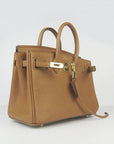 HMS Birkin 25cm Handbag 6068 light coffee golden