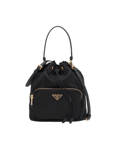 PRD Duet Fabric Shoulder Bag Black