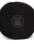 FNDI Black & Gold Baroque Suede Palazzo Bucket Bag