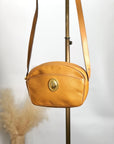 Christian D1OR CD Logo Shoulder bag Camel Vintage vnnr4u
