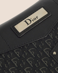 CHRISTIAN D1OR 2003 BLACK STREET CHIC ZIPPER SHOULDER BAG