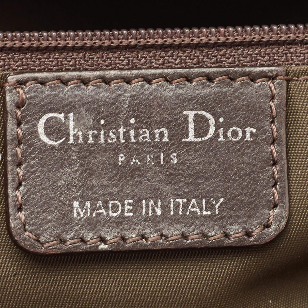 CHRISTIAN D1OR 2006 BROWN TROTTER ROMANTIQUE SHOULDER BAG