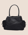 CHRISTIAN D1OR BLACK D1ORISSIMO CANVAS MULTIPOCKET CHARM BAG