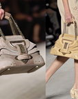 CHRISTIAN D1OR 2007 CREAM JEANNE FRAME BAG