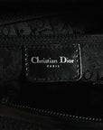 CHRISTIAN D1OR 2004 BLACK LEATHER GAMBLER DICE BOWLER BAG