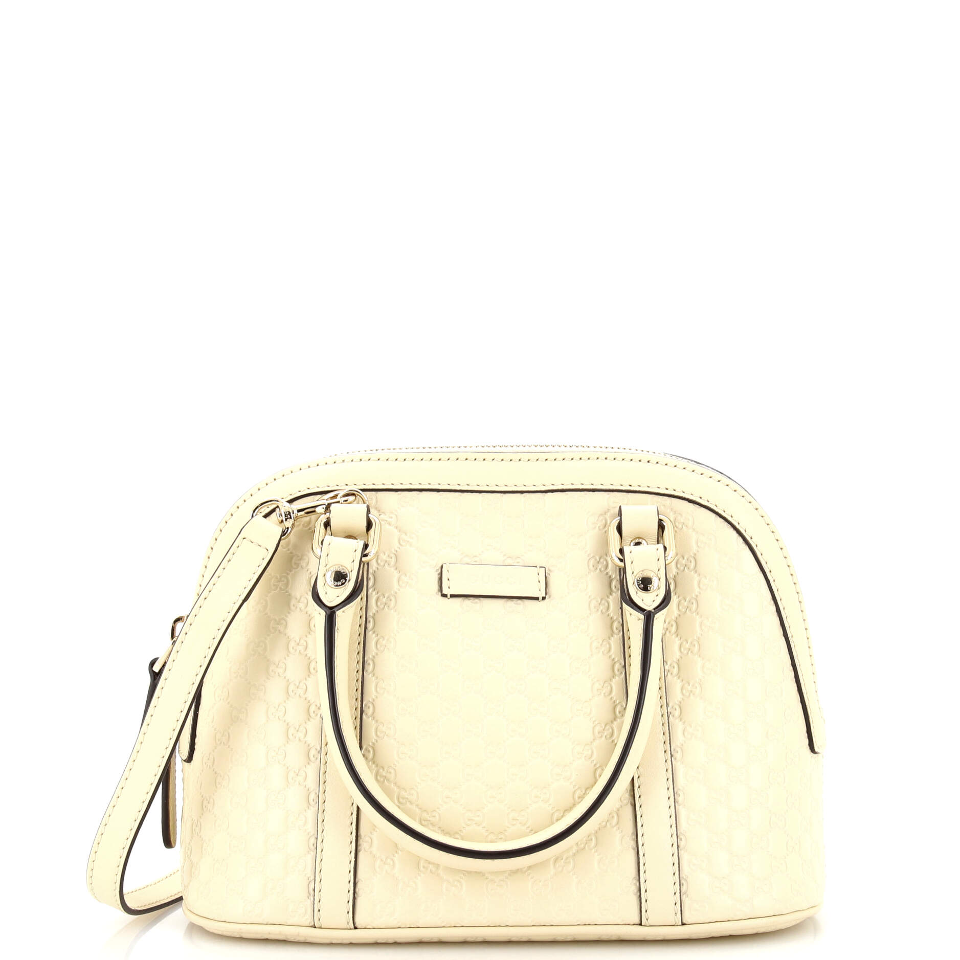 Convertible Dome Satchel (Outlet) MicroGCCIssima Leather Mini
