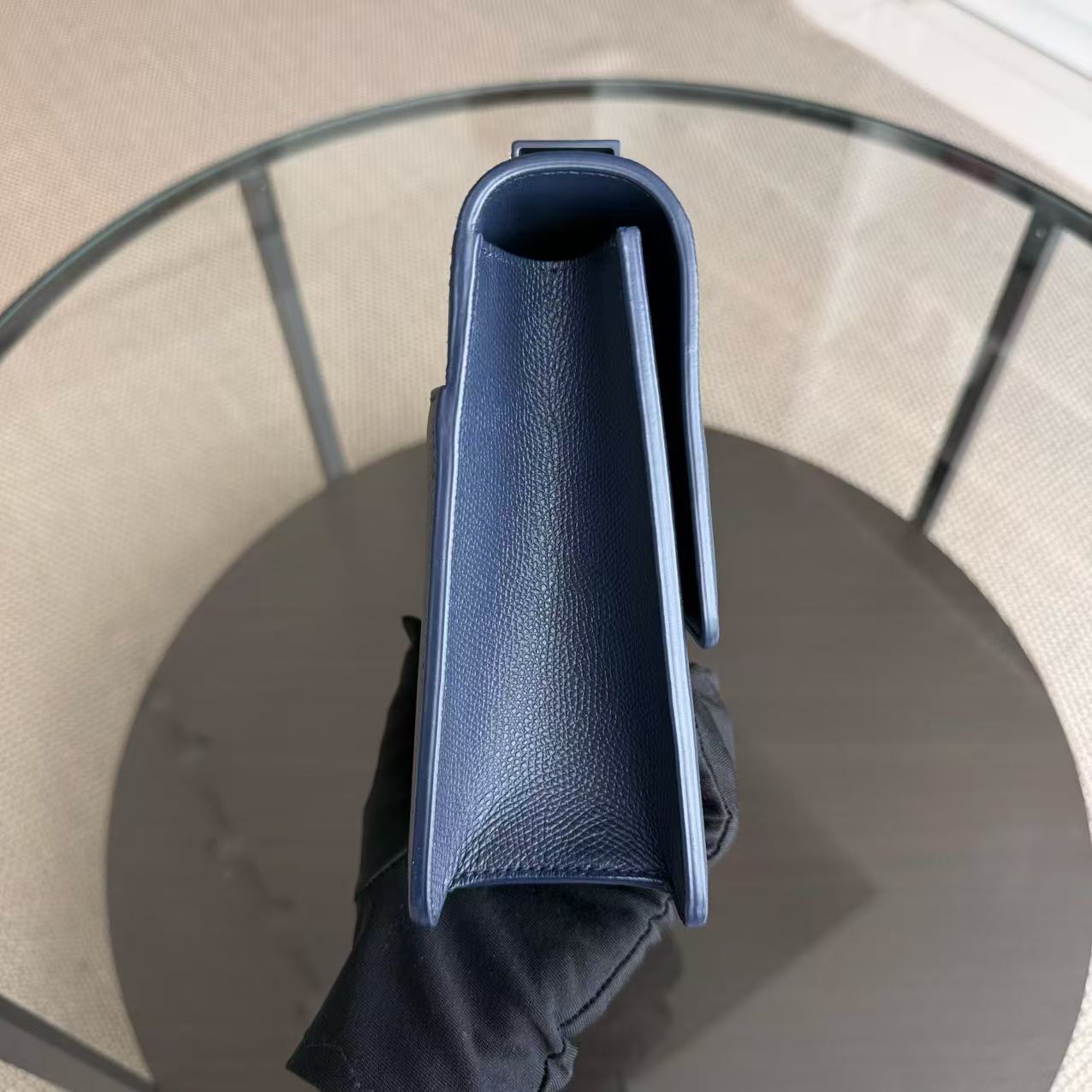 *Un* D1OR 30 Montaigne - Grained Calfskin So Blue Hardware