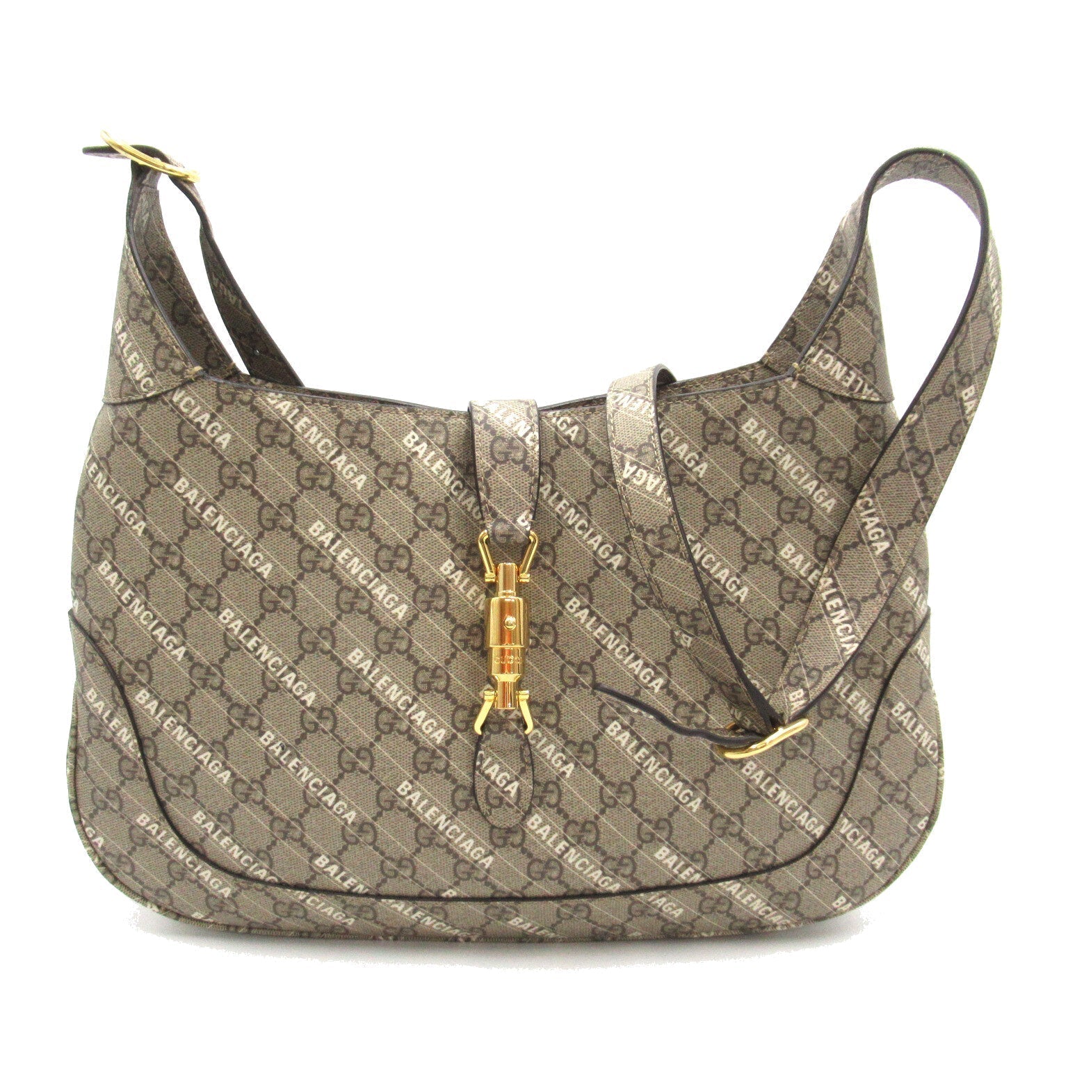 GCCI  Balenciaga Shoulder Bag Shoulder Bag PVC Coated Canvas  Brown 636710