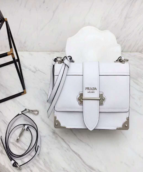PRD Cahier Calf Leather Bag White
