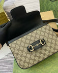 GC690 GCCI Horsebit 1955 Soft Small Shoulder Bag / HIGHEST QUALITY VERSION / 10.2"W x 6.8"H x 4"D