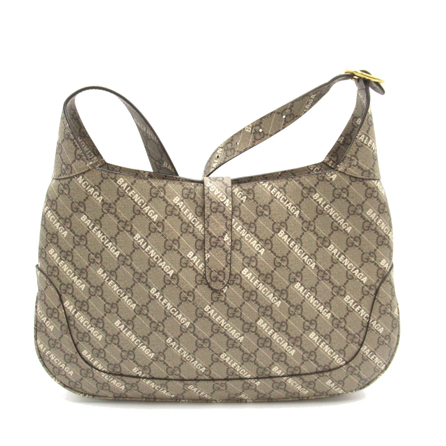 GCCI  Balenciaga Shoulder Bag Shoulder Bag PVC Coated Canvas  Brown 636710