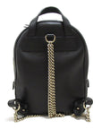 GCCI  Backpack Interlocking G Rucksack Backpack Leather  Black  536192