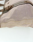 BBERRY Blue Label Shoulder Bag Canvas Brown Auth ep1641