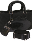 PRD Hand Bag Nylon 2way Black Auth ep3618