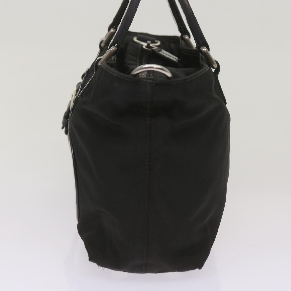 PRD Hand Bag Nylon 2way Black Auth ep3618
