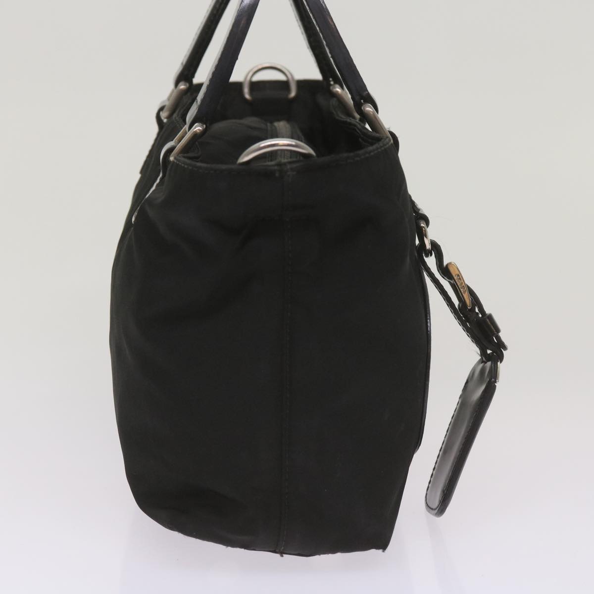 PRD Hand Bag Nylon 2way Black Auth ep3618