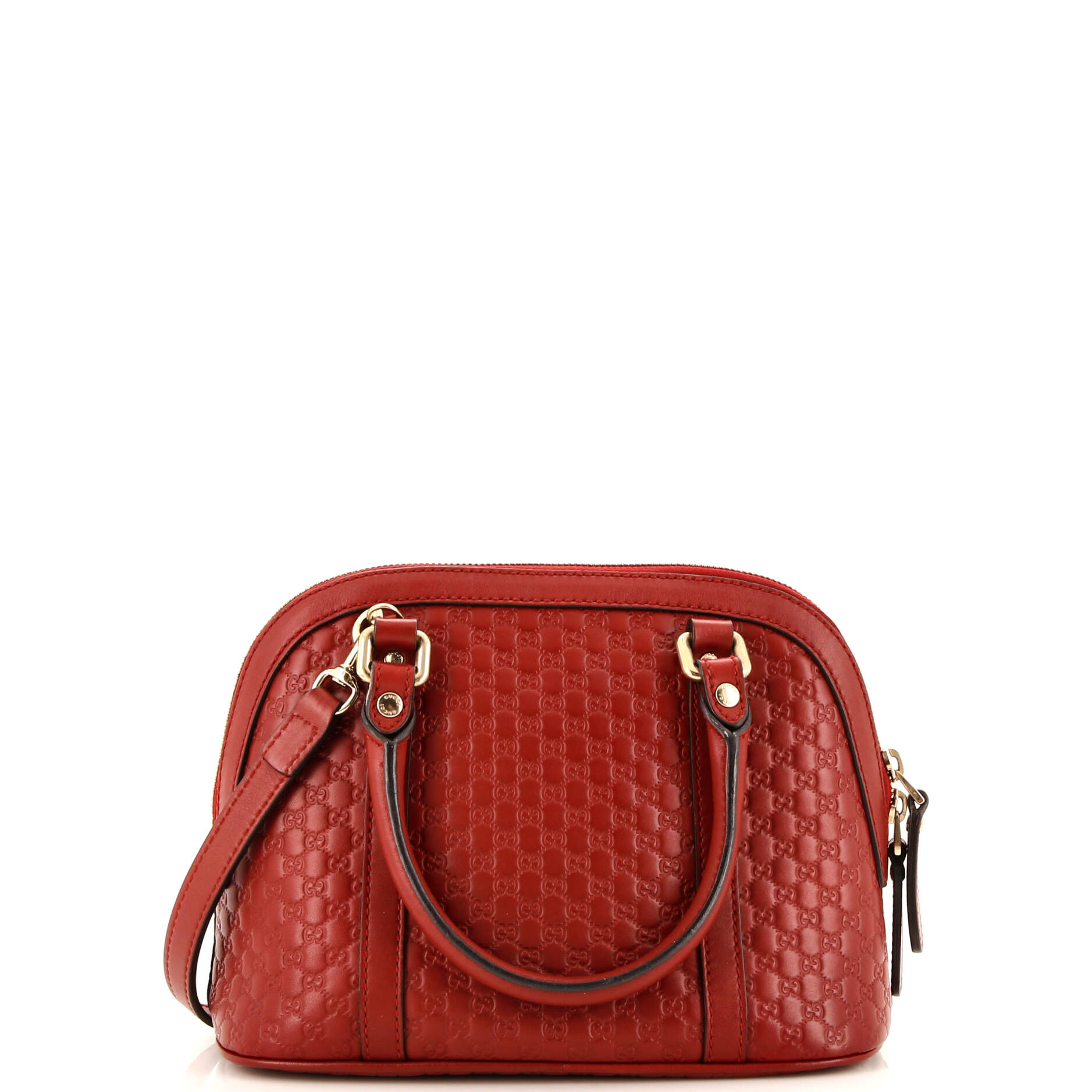 Convertible Dome Satchel (Outlet) MicroGCCIssima Leather Mini