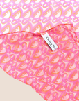 CHRISTIAN D1OR 00s PINK OBLIQUE SILK SCARF