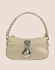CHRISTIAN D1OR 2006 BEIGE LOVELY D1ORISSIMO CHARM SHOULDER BAG