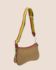 CHRISTIAN D1OR 2004 RASTA SADDLE SHOULDER BAG