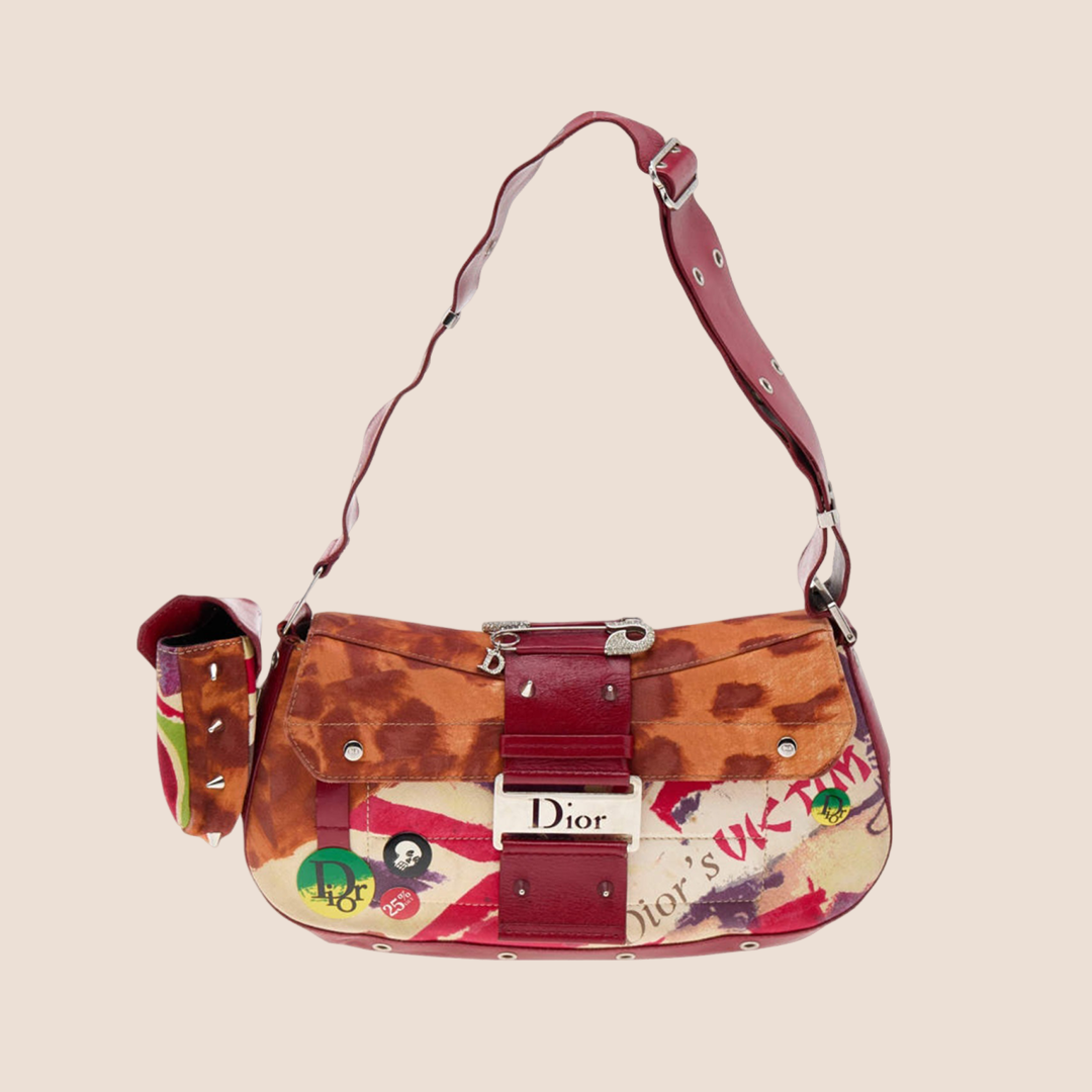 CHRISTIAN D1OR 2003 VICTIM STREET CHIC COLUMBUS SHOULDER BAG