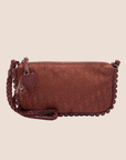 CHRISTIAN D1OR BURGUNDY D1ORISSIMO CROSSBODY BAG