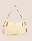 CHRISTIAN D1OR 2006 NEUTRAL BEIGE GAUCHO SHOULDER BAG