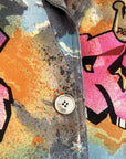 CHRISTIAN D1OR 2004 "D1OR KAOS" GRAFFITI PRINT BLAZER