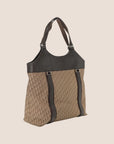 CHRISTIAN D1OR BROWN D1ORISSIMO STREET CHIC TOTE BAG
