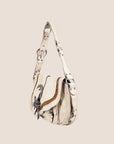 CHRISTIAN D1OR 2006 WHITE LEATHER GAUCHO BAG