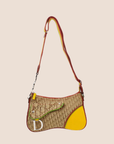 CHRISTIAN D1OR 2004 RASTA SADDLE SHOULDER BAG