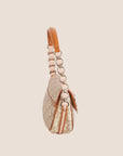 CHRISTIAN D1OR 2007 PINK & BEIGE ROMANTIQUE BAGUETTE BAG