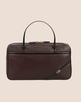 CHRISTIAN D1OR 2000 BROWN LEATHER CD HANDBAG