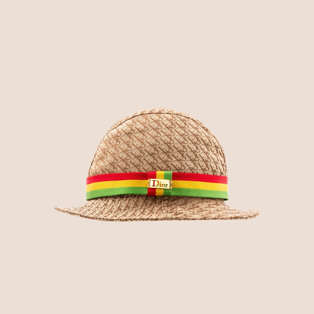 CHRISTIAN D1OR 2004 RASTA BUCKET HAT