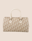 CHRISTIAN D1OR 2005 D1ORISSIMO FLORAL EMBROIDERED BOSTON BAG