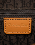 CHRISTIAN D1OR BROWN LEATHER STREET CHIC HOBO BAG